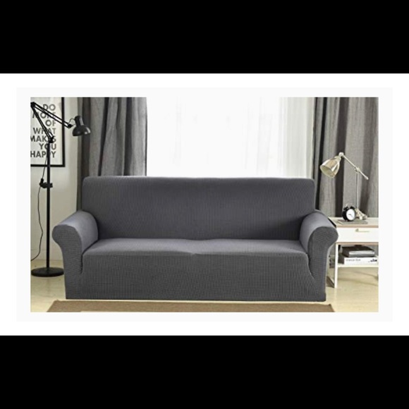Other - Gray couch cover stretchable soft new